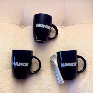 Hot Chocolate mugs w/ spoons